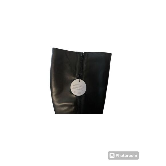 Women's Adonnys Memory Foam Knee High Dress Boots, size 6 color black - Picture 7 of 9